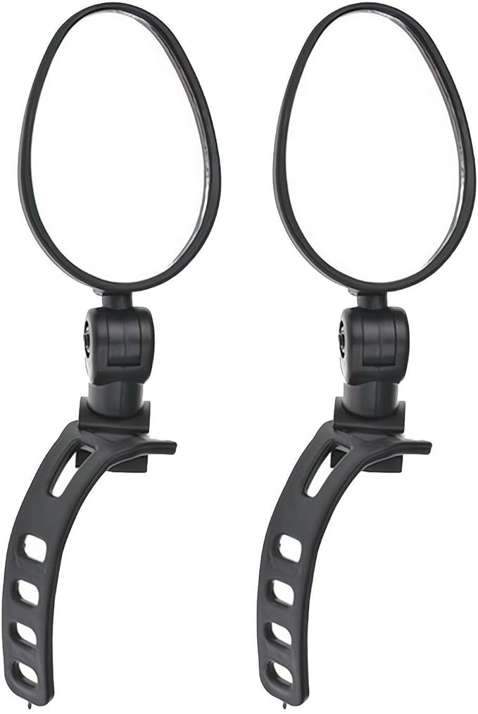 1Pair Bike Mirror Handlebar Mount, 360 Degree Adjustable Bicycle Mirrors, HD Bike Rear View Mirror Bike Mirrors for Handlebars, Cycling Rearview Mirror Bike Accessories