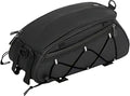 Rear Bike Rack bag,Bicycle Trunk Pannier Saddle Seat Bag Bike Accessories with shoulder strap large capacity Waterproof Reflective Bicycle Frame Bag Panniers for riding black