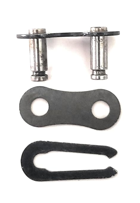 Generic Bike Chain Master Link, Single Strand Type, Alloy Steel, 8 Units Pack