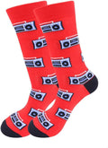 Real Sic Fun Socks for Men and Women - Cozy Cotton Dress Socks with Colorful Designs - Cool, Casual, Wacky Patterned