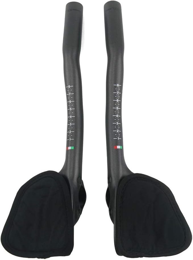 aerobars for road bike aero bars Cabon Fiber TT Rest bullhorn aerobar and triathlon aerobars Black Lines UD Matte 340mm tri bike clip on earo bars bike resting handle bars
