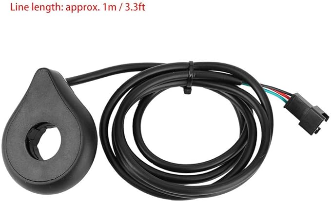 12 Magnets Electric Bicycle Pedal Assist Sensor, ABS Hall Speed Sensor with 1m/3.3ft Line for E Bike Pedal Assist Drive System