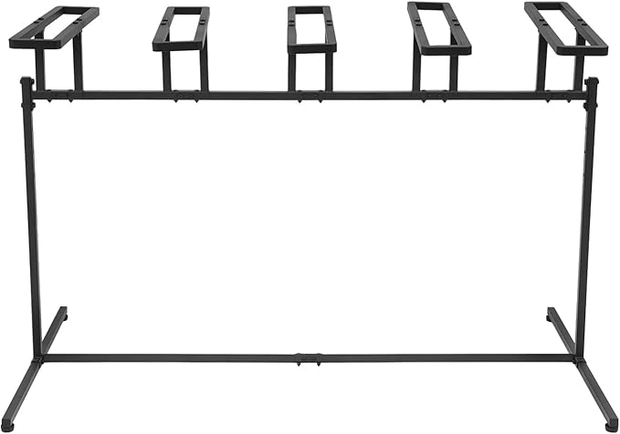 3/5 Bikes Stand Rack Adjustable Bike Storage Rack, Bikes Floor Stand, Bicycle Parking Rack, Bicycle Stand for Garage, Indoor, Outdoor, Max Tire Width 2.4in (For 5 Bikes)