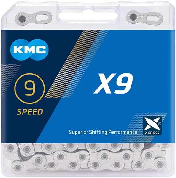 KMC X9SL Ti-N 9-Speed 9-Fach Kette, 114 Glieder, Roller Chain