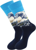 Real Sic Fun Socks for Men and Women - Cozy Cotton Dress Socks with Colorful Designs - Cool, Casual, Wacky Patterned