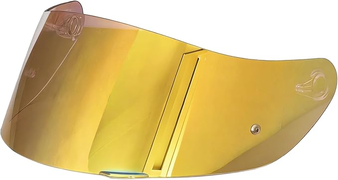 Motorcycle Helmet Visor for AGV K1 K1S K3SV K5 K5S, Anti-Scratch UV Protected Full Face Shield, High-Definition Tinted Mirror PC Lens, Day & Night Riding (Transparent Gold)