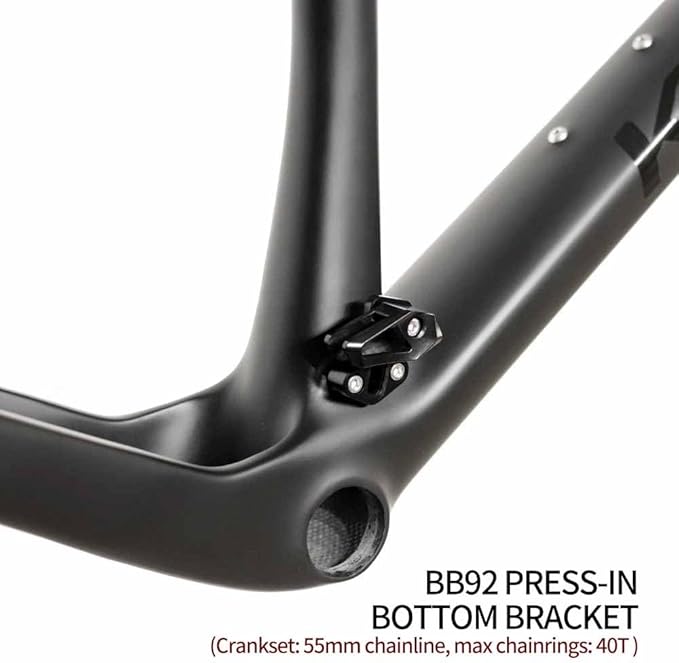 15/17/19in Carbon Fibre Cyclocross Frame 29er XC Hardtail Mountain Bike Boost Frame 12 * 148mm Thru-Axle, Press-in BB92mm Disc Brake, Internal Routing