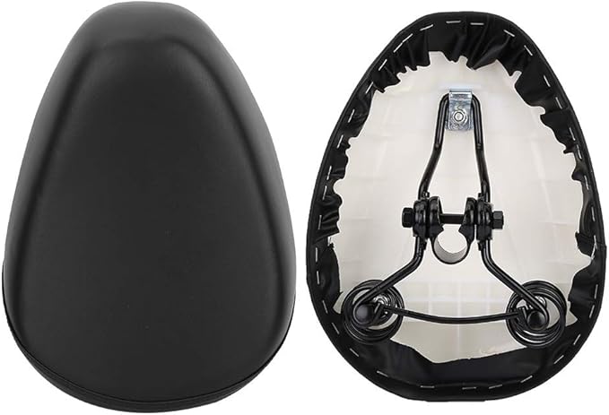 Bike Saddle, Shockproof Folding Anti-Slip Lightweight Durable Comfort Saddle Easy Install for Electric Bike Commuters Cyclists Urban Riders Touring Trips City Commutes