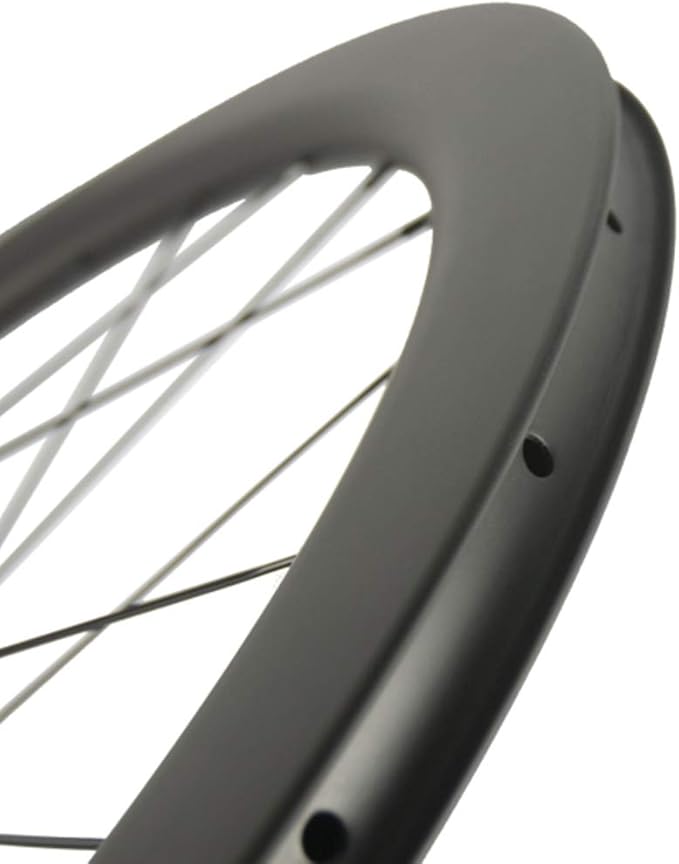 Superteam Carbon Disc Brake 700c Tubeless Road Bike Wheelset 55mm/25mm Wheel