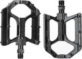 Mountain Bike Pedals MTB Pedals, Large Size Aluminum Alloy Body with Boron Steel Spindle, Equipped with DU Bearings, Ideal for Off-Road Cycling