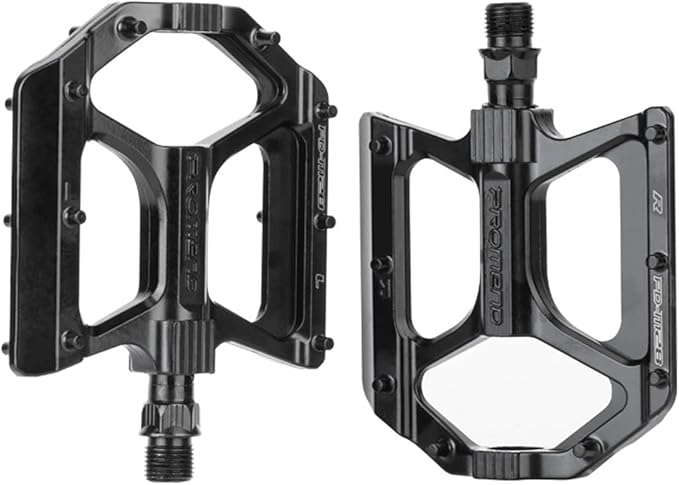 Mountain Bike Pedals MTB Pedals, Large Size Aluminum Alloy Body with Boron Steel Spindle, Equipped with DU Bearings, Ideal for Off-Road Cycling