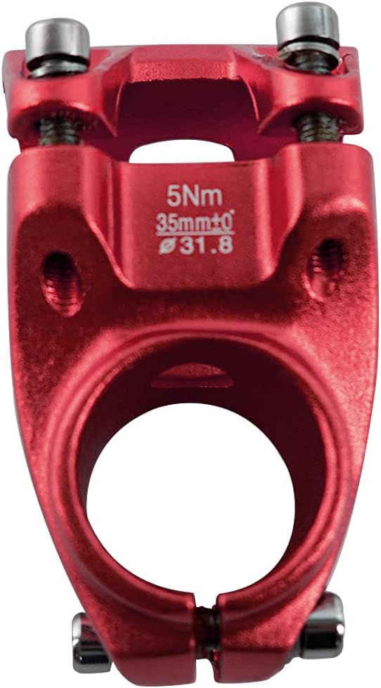 JGbike 31.8mm MTB Bike stem 35mm Length, Aluminum Alloy Stem for Mountain Bike Bicycle MTB XC Trail DH,e-Bike, Fat Bike Bicycle Handlebar