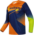 Men's MTB Shirt Long Sleeve Off-Road Motocross Cycling Jersey Mountain Bike Shirts Quick-Dry Moisture Wicking