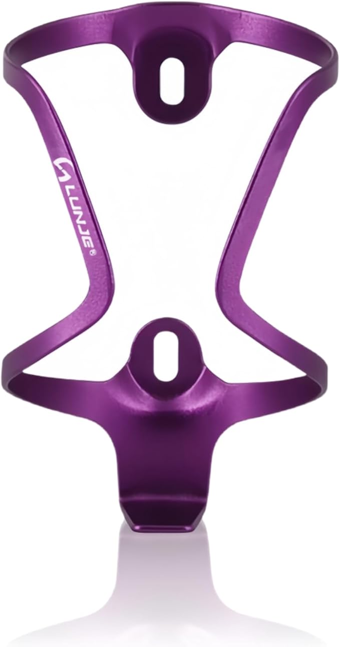 Bike Water Bottle Holder: Ultra-Light Bicycle Bottle Cages with Screws, Alloy Aluminum, Universal Bike Cup Holder Rack for Road MTB Bikes(Purple)