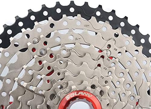 BOLANY Bike 8/9/10 Speed Cassette 11-25T/32T/36T/40T/42T/46T/50T Fit for MTB Bike, Road Bicycle, Lightweight Cassette, Compatible with Shimano SRAM Sunrace