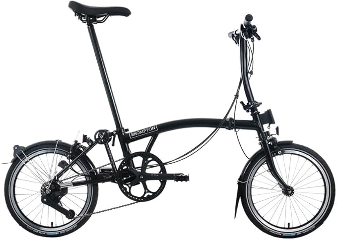 Brompton Folding Commuter Bike C Line 12-Speed | Compact, Lightweight, Urban Bike for Adults