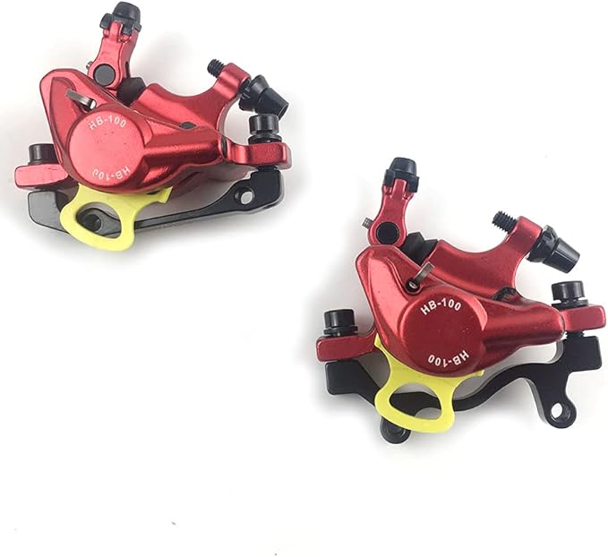 MTB Road XTECH HB-100 MTB Road Line Pulling Hydraulic Disc Brake Calipers Front & Rear Mountain Bike Disc Brake E-Bike Disc Brake Set
