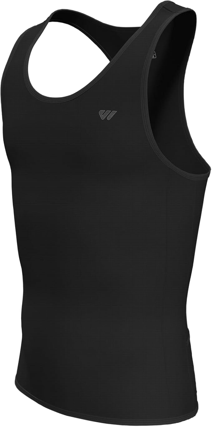 Lo.gas Sleeveless Cycling Jersey Men, Biking Base Layer Breathable and Lightweight with Back Pocket Sports Vest