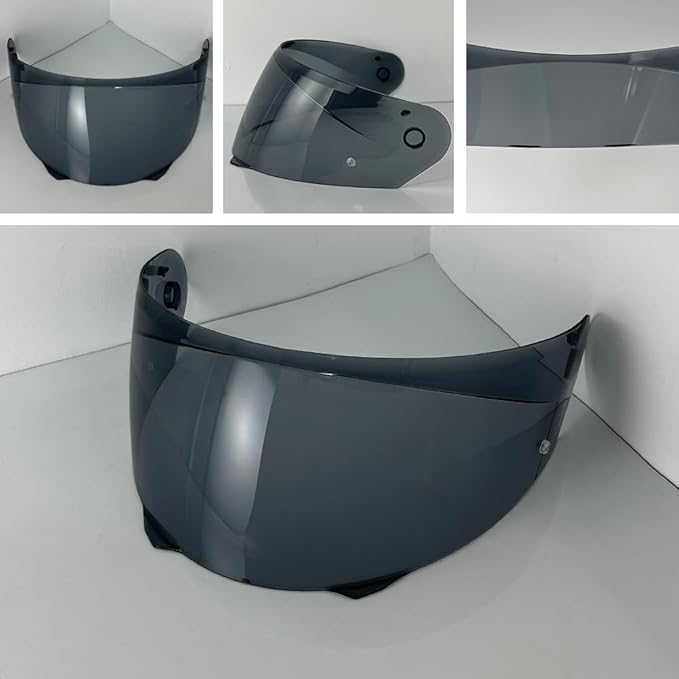 BSTOP i90 Face Shield Visor Sunscreen for HJC HJ-33 i90/i91,Helmet Visor Replacement Windshield Sunshield (Light Black-day and night)