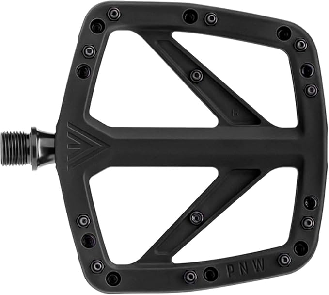 PNW Components Range Composite MTB Pedals – Nylon Flat Mountain Bike Pedals – Sealed Bearings – Wide Platform – Multiple Colors