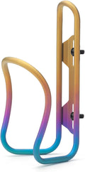 USHAKE Titanium Water Bottle Cages Bike MTB Water Bottle Holder Rainbow