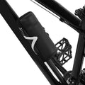 Bicycle Bike Storage Bag, Mountain and Road Bikes Repair Tool Case for Bicycle Water Bottle Cage, Under Top Tube Waterproof Cycling Storage Pouch Hard Shell Zip Frame Bag