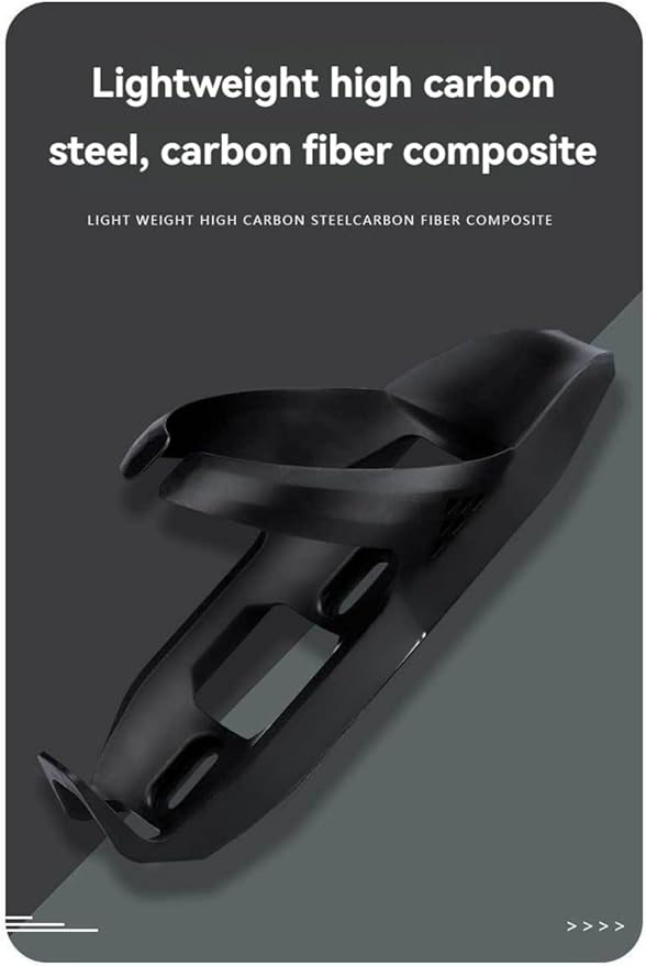 Water Bottle Cage Ultra-Light Aerodynamic Carbon Fiber for Mountain and Road Bikes Universal Fit for 68-80mm Frame (Mag Pro)