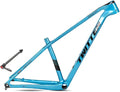 Carbon Hardtail Mountain Bike Frame 27.5er 29er Disc Brake Bike Frame 15''/17''/19'' XC Internal Routing Frame Thru Axle 12 * 148mm Boost(Blue,19'')