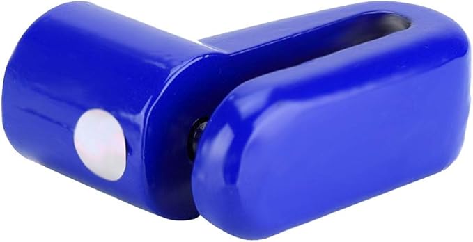 Heavy Duty Motorcycle Disc Lock, AntiTheft Pin Brake Wheel Security Lock with Alarm, Durable Bike Protection for Motorcycles & Scooters, Loud 110dB Alarm for Theft (Blue)