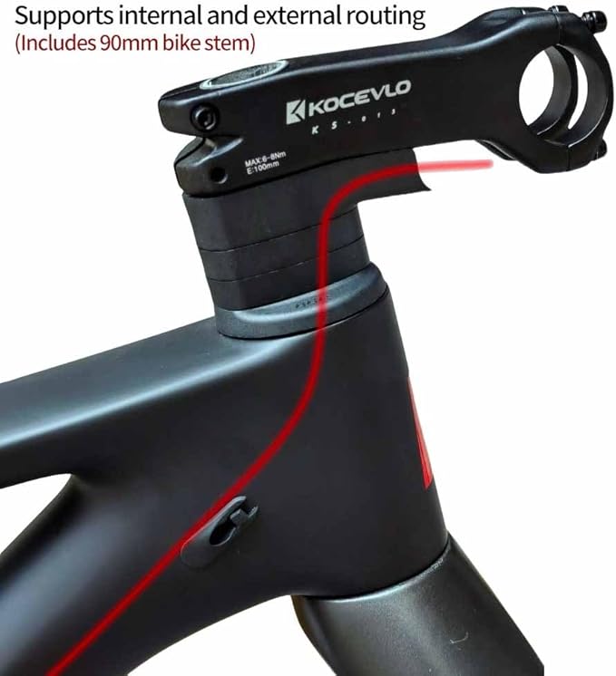 15/17/19in Carbon Fibre Cyclocross Frame 29er XC Hardtail Mountain Bike Boost Frame 12 * 148mm Thru-Axle, Press-in BB92mm Disc Brake, Internal Routing