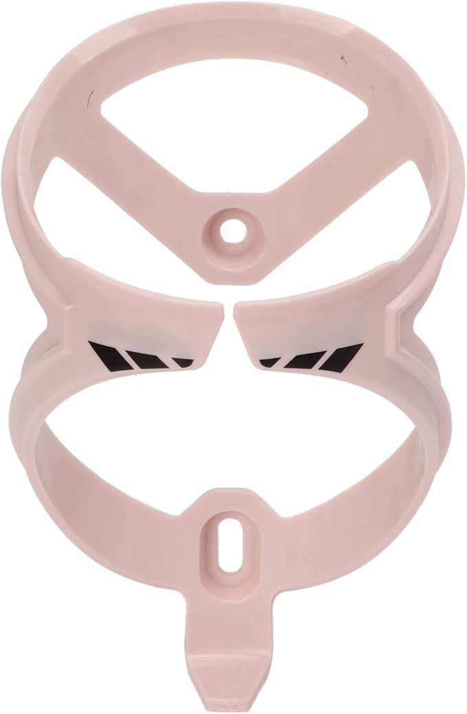 Bicycle Water Bottle Holder Cage Carbon Fiber Streamlined Design Stable Mounting for Road Mountain Bikes Outdoor Cycling (Pink)