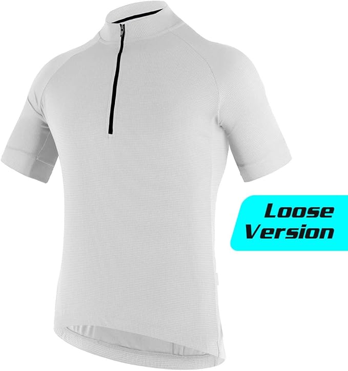 CATENA Men's Cycling Jersey Short Sleeve Shirt Running Top Moisture Wicking Workout Sports T-Shirt