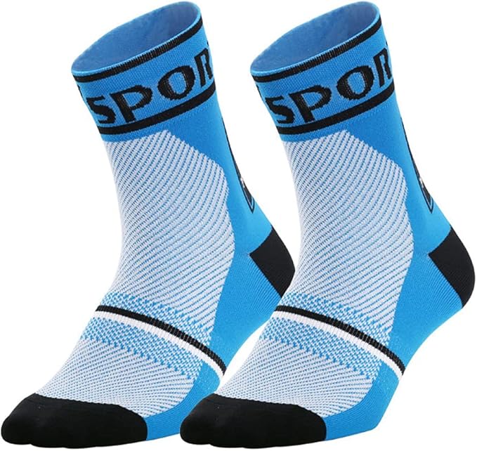 Cycling Socks Pro Mens Womens Riding Socks Bicycle Bike Sport Ankle Athletic Socks XC MTB BMX Black White Pink Blue Green