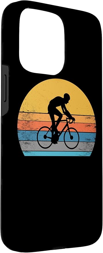 Racing Road Bike Vntage Cycling Riding Racing Bike Bicycle Case for iPhone 15 Pro Max