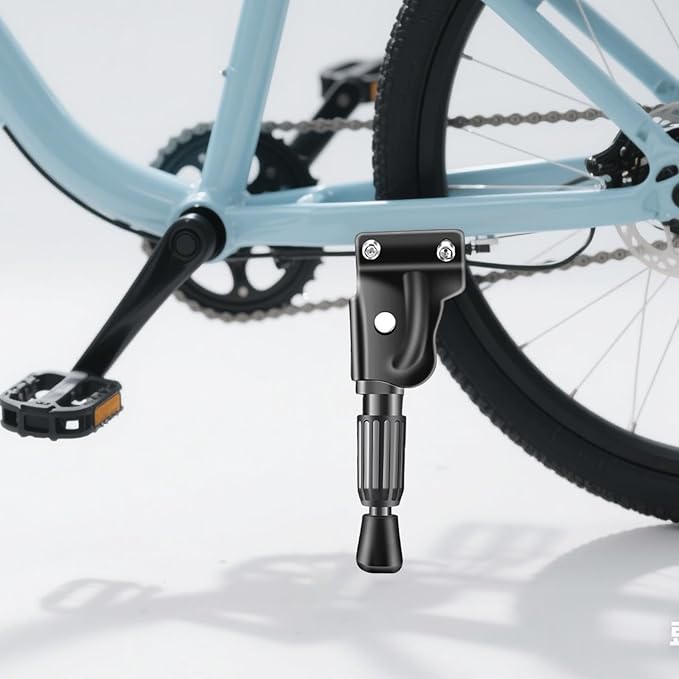 Kids Bike Kickstand Single Leg Kickstand Easy to Install Parking Stand Boys Girls Non Slip Replace Accessories Leg Kick Stand