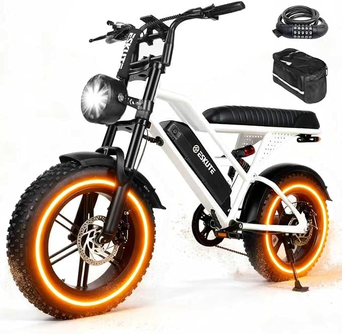 V100/V200 1500W Peak Electric Bike for Adults, 28MPH 48V13&20.8 Ah Removable Battery, 16/20"x4.0" Fat Tire, 7-Speed E-Bike with Dual Suspension – Commuter Ebike for Men & Women