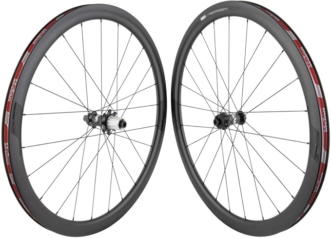 Vision SC40 TL Carbon Clincher 700c Road Bike Disc Brake Clock Wheelset