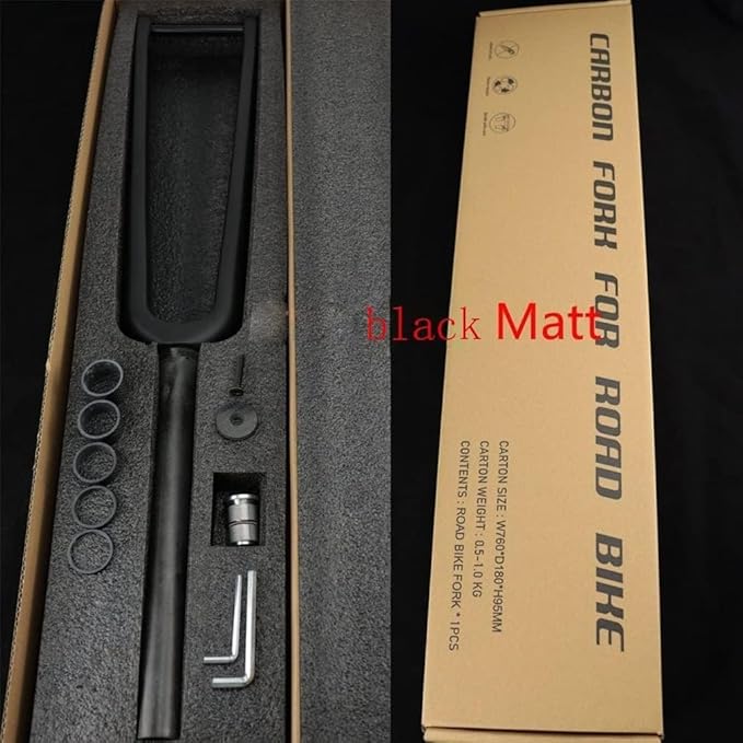Bicycle Forks Bike Fork Full Carbon Fiber Rigid Fork 700c Road Bike Fork 1-1/2'' Tapered 26'' 27.5'' 29'' Mountain Bike MTB Fork Thru Axle 12x100mm Disc Brake Front Fork
