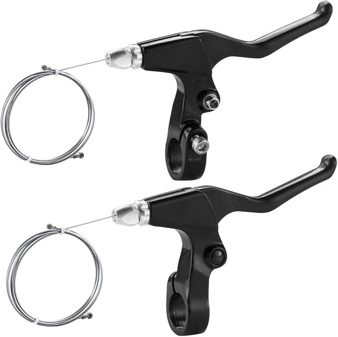 CNC V Brake Set, Bicycle Linear Pull V Brakes for Front/Rear Wheel, Long Arm 110mm, Black …