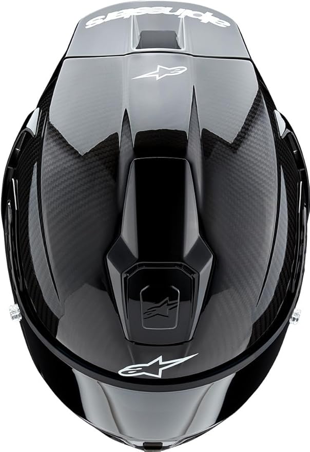 Alpinestars Supertech R10 Solid Helmet, Carbon Shell, CE-Certified, Advanced Ventilation & Fit