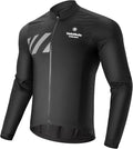 ROCKBROS VNS Men's Cycling Jacket, Ultralight Windbreaker for Running Cycling Packable