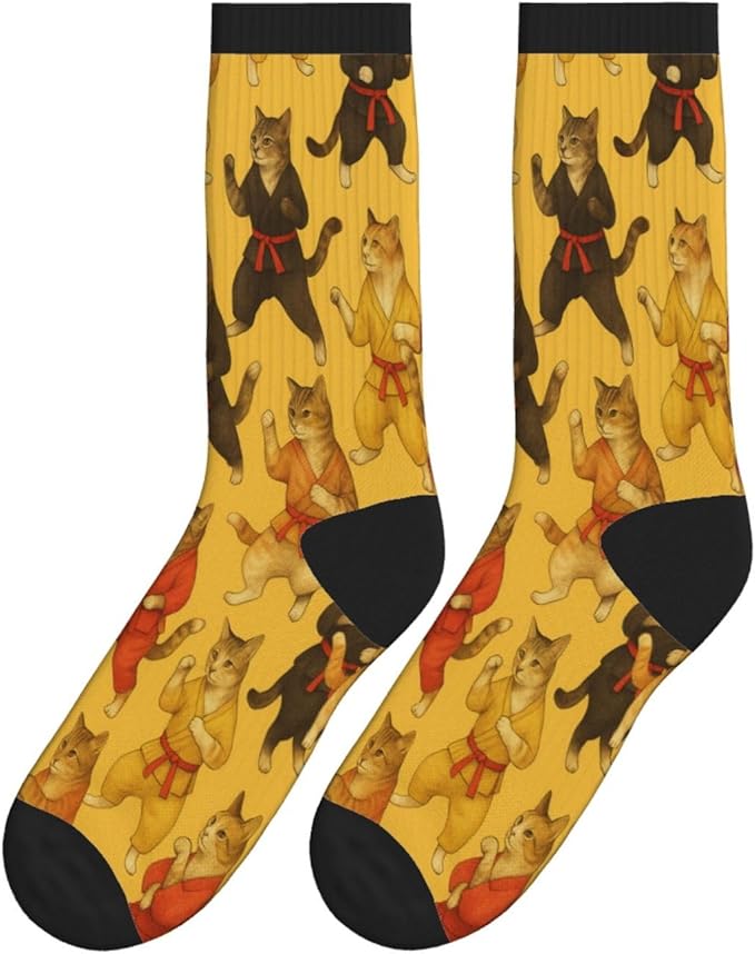 Crew Athletic Socks Funny Crazy Casual Sports Novelty Dress Socks for Women Men Running Hiking