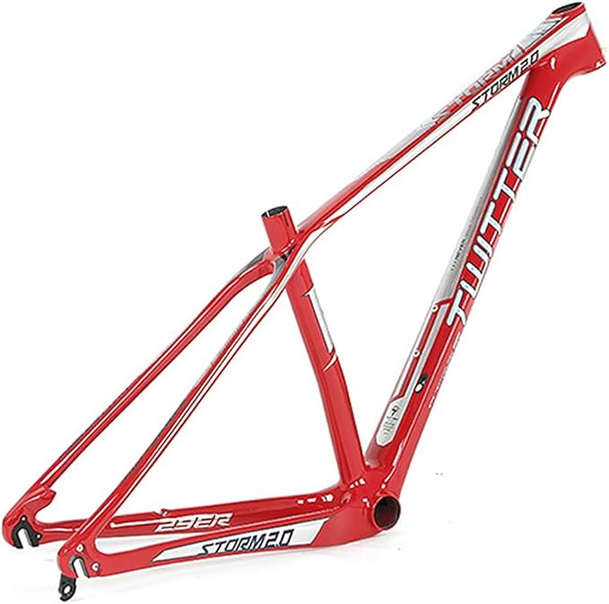 15''/17''/19'' Carbon Fiber Mountain Bike Frame 27.5er 29er XC Hardtail Quick Release 135mm Bike Frame Disc Brake Internal Routing