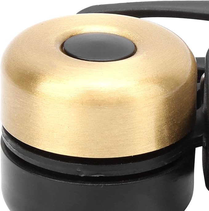 plplaaoo Classic Bike Bell,Bicycle Bell, Vintage Bicycle Double Bell Loudly Sound Mountain Bike Horn Knocking Cycling Accessory, Clearer Louder Longer Sustained Purer Tone, Classic Bike Bell Vint