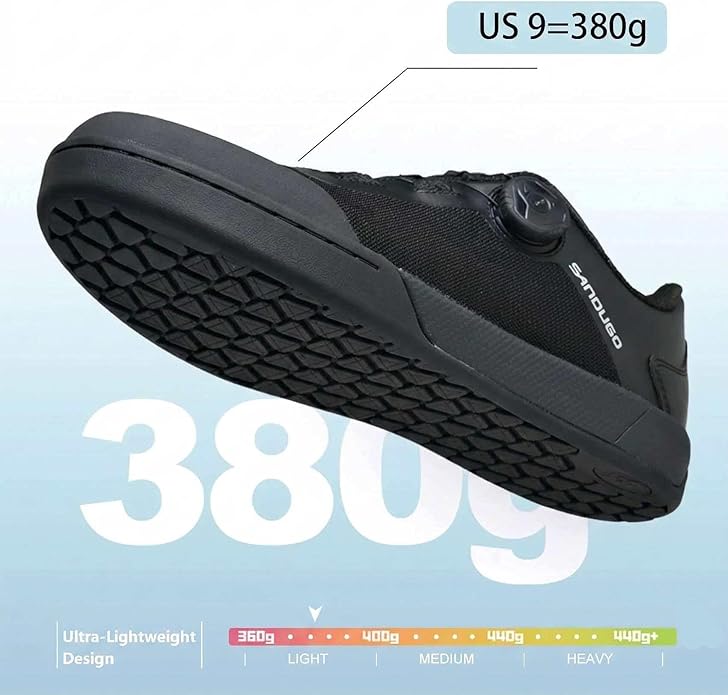 MTB Mountain Bike Shoes for XC/Enduro/DH Cycling, Speed Lace Dial System Stability(Flat Pedal/Clipless Version)