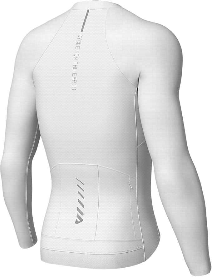 Lo.gas Cycling Jersey Men Short Sleeve, Road Bike Jerseys Full Zipper with Pockets, Bicycle Clothing Breathable Quick Dry