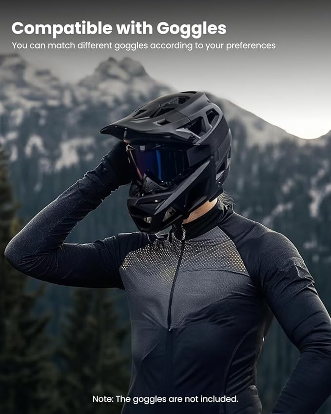 ILM Adult Mountain Bike Helmet Men & Women Full Face Lightweight BMX MTB Helmet ASTM CPSC CE Certified Cycling Helmet Model ZL-B068