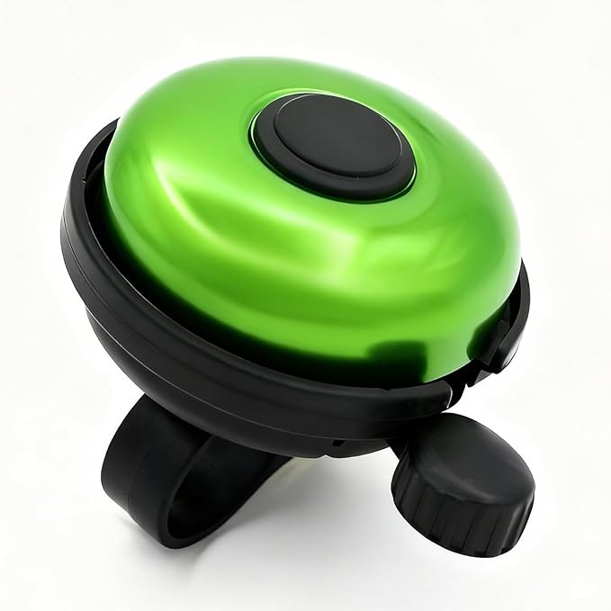 1 Pack Classic Aluminum Bike Bell – Loud, Crisp & Clear Sound for Adult Bikes