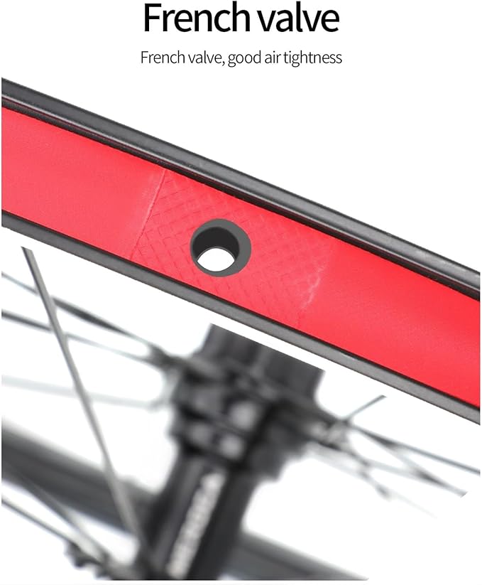 Bicycle Wheelset, 700C Aluminum Alloy Quick Release Road Bike Wheel, Rim Brake Front 2 Rear 4 Bearing Aerodynamic Racing Wheels