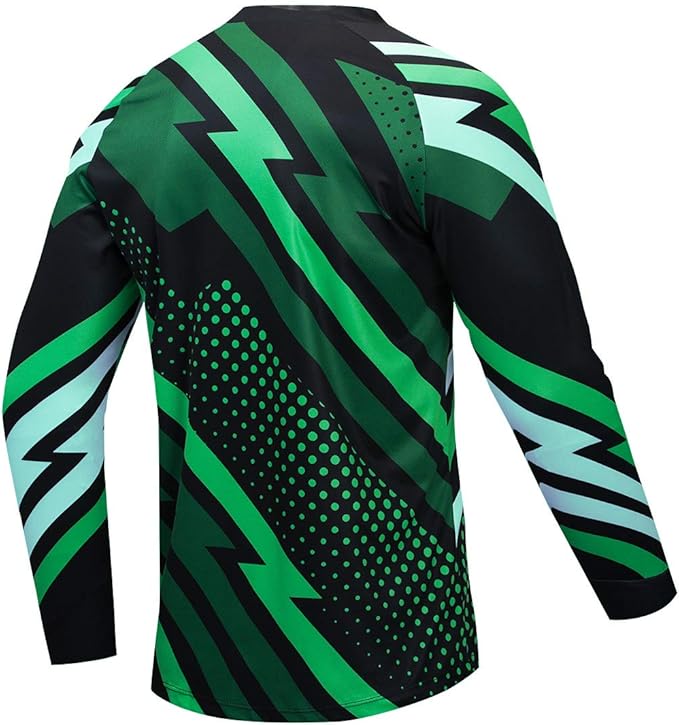 Men's Racing Shirts Summer Motocross Jersey Bicycle Sportswear MTB Jersey Long Sleeve Mountain Bike Clothes